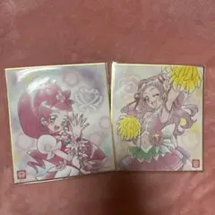 プリキュア イラスト 色紙 2枚セット