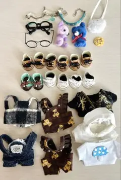 ぬい服 10cm 12cm マスコット オーバーオール つなぎ - メルカリ