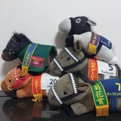 サラブレッドコレクション【馬のぬいぐるみ】5点セット