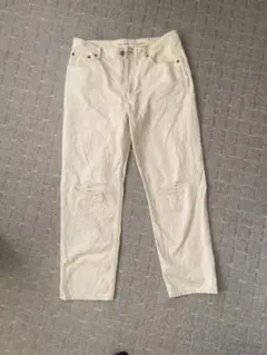 niko and... 白デニムパンツ