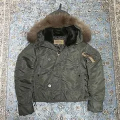 美品 AVIREX アヴィレックス　n-2b フライトジャケット　グリーン　S