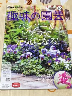 【中古美品】『趣味の園芸』2021年10月号パンジー＆ビオラで元気になる！