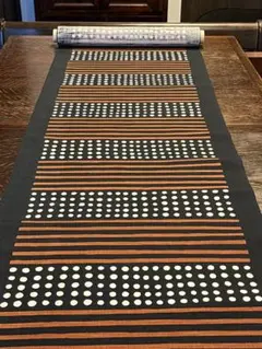 柚木沙弥郎　シルクスクリーン　手捺染　そろばん　358センチ 柚木沙弥郎 / 小巾布 「そろばん」 シルクスクリーン（手捺染） - RHINES