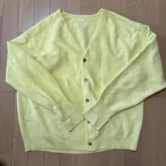 GU カーディガン　メンズ　イエロー　XLサイズのサムネイル