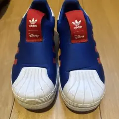 adidas Disney スリッポン 青/赤