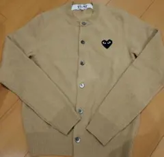 PLAY COMME des GARÇONS カーディガン ベージュ XXS