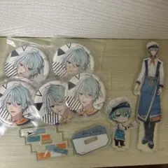 渚トラウト 缶バッジ アクリルスタンド セット