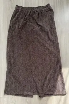 しまむら tal.byyumiスカート ナロースカート レース ブラウン