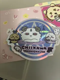 まじかるちいかわ プリズムトラベルステッカー　ちいかわはんてんコースター