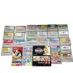 【メ0105-01】スーパーファミコンソフトセット　動作未確認レトロゲーム25本