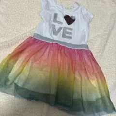 キラキラチュールワンピース