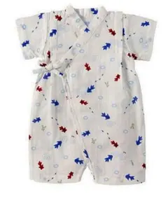 ミキハウス　ガーゼ　甚平　60 70