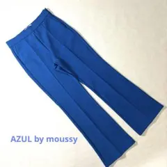 AZUL カットジョーゼット センタープレス フレアパンツ　モード系　韓国