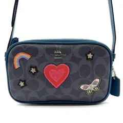 COACH コーチ シグネチャー ワッペン うさぎ 星 2WAY ショルダー 