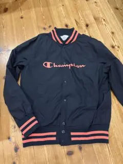 Champion ジャンパー 濃紺/ピンク