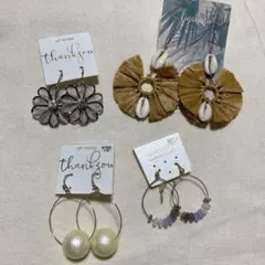 ピアス　4点セット