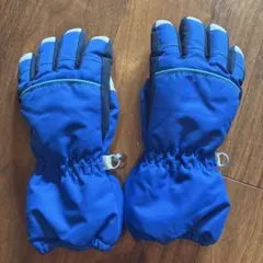 青いスキーボードグローブ 110cm