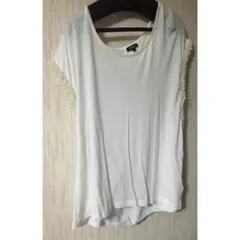 ル シェル ブルー パール袖 Tシャツのサムネイル
