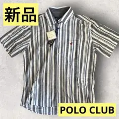 Beverly Hills Polo Club 半袖ストライプシャツ ポロクラブのサムネイル