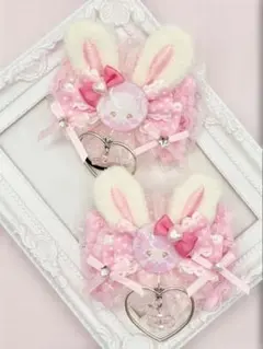 171 ハンドメイドリボン　ヘアゴム　キッズ