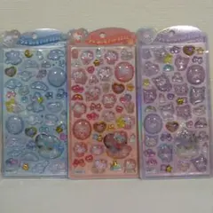 うるちゅるポップシール　シナモン　キティ　クロミ　サンリオ　うるちゅる