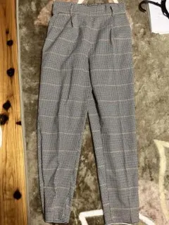 チェック柄 テーパードパンツ Mサイズ VIS