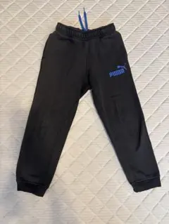 PUMA 黒パンツ スウェット　裏起毛　130サイズ