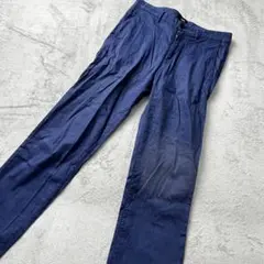 セオリー　カジュアルリネンパンツ　ブルー　29　テーパード　麻混　デニム風