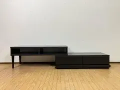 伸縮式 角度調整可 幅105cm～ テレビボード テレビ台 ローボード コーナーのサムネイル