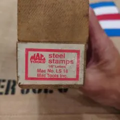 レア物？！Mac Tools Steel Stamps 刻印　マックのサムネイル