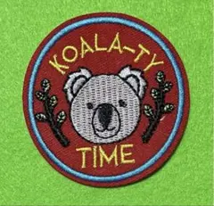 A1028 オーストラリア　コアラ　刺繍ワッペン　アイロン
