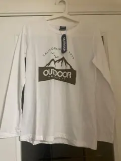 OUTDOOR PRODUCTS 長袖Tシャツ L ホワイト