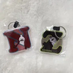 パペットスンスン ノンノン ゾンゾン リフレクターキーリング カプセルトイ