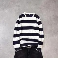 OLD UNIQLO Archive Wide Border l/s Tee L