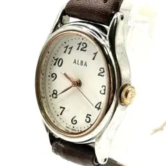 SEIKO ALBA セイコー アルバ 腕時計 ホワイト ダークレッドのサムネイル