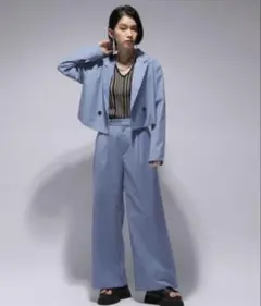 HARE SETUP ショートジャケット ワイドパンツ セットアップ