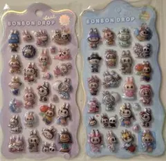 ラブブ ボンボンドロップシール♡ぷっくり