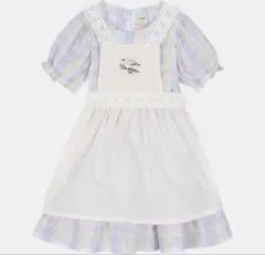 100cm 半袖ワンピース エプロンスタイル