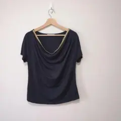 chocol raffine robe ネイビー 半袖 Tシャツ