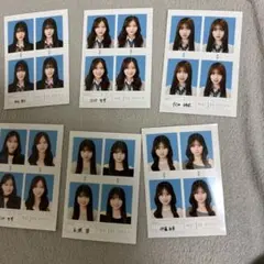 seju 証明写真 5枚セット 伊藤彩華 永瀬碧 田仲埜愛 平松想乃のサムネイル