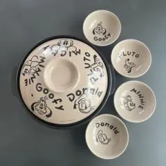 ディズニー土鍋食器セット 陶器