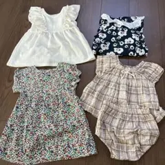 80・90 女の子夏服セットのサムネイル