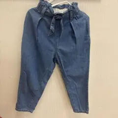 デニムブルー ウエストゴム パンツ120