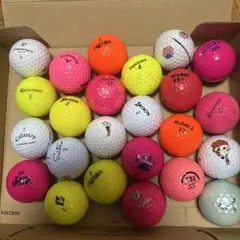 ゴルフ　ロストボール24個セット 混合⑥