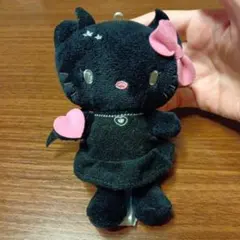 Hello Kitty ぬいぐるみ マスコット 黒