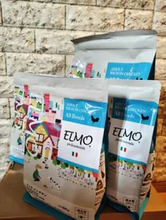 ELMO リッチインチキン ドッグフード （800g×3袋3kg×1袋）成犬用