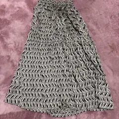 幾何学模様 フレアスカート サイズ36