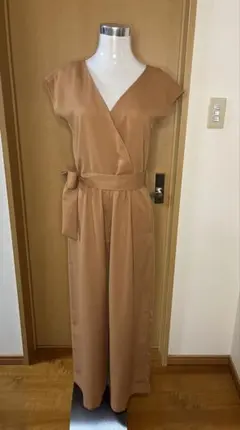 SLOBE lENA】オールインワン キャメル ワイド リボン - メルカリ