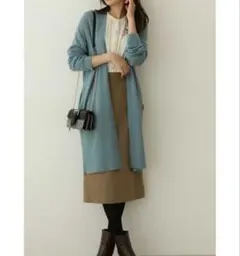 ミラノリブトッパーカーディガン　エヌ ナチュラルビューティーベーシック