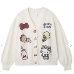 ジェラートピケ　ミッフィー　ベビモコ 総柄ジャガードカーディガン gelato pique（ジェラートピケ）の「【Dick Bruna】【UNISEX】ベビモコ